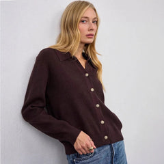 V-neck Casual Knitted Cardigan
