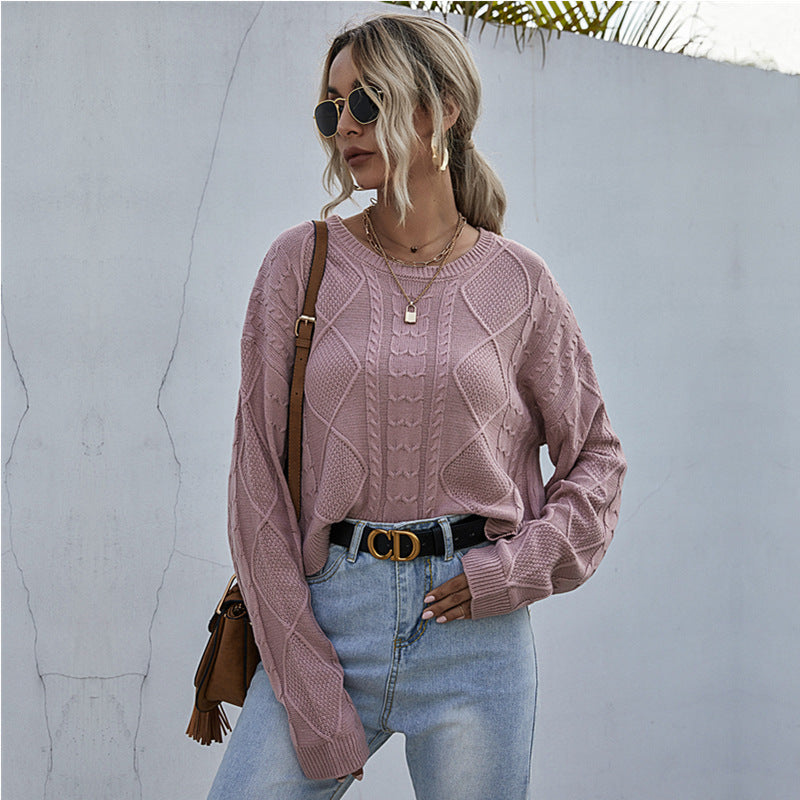 Crew neck pullover