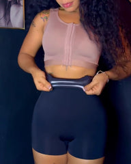 High Waist Seamless Hip Lifting Faja Shorts