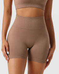 High Waist Seamless Shorts