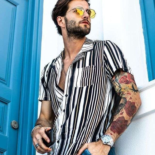 Men Holiday Hawaiian Shirts