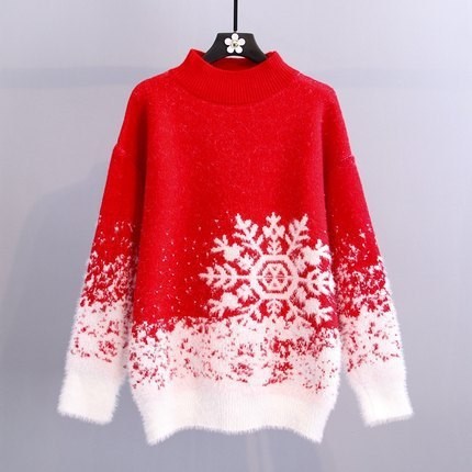 Ugly Christmas Knitted Sweater Top