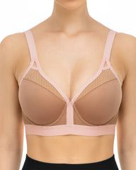 V Neck Full Figure Running Workout Bras