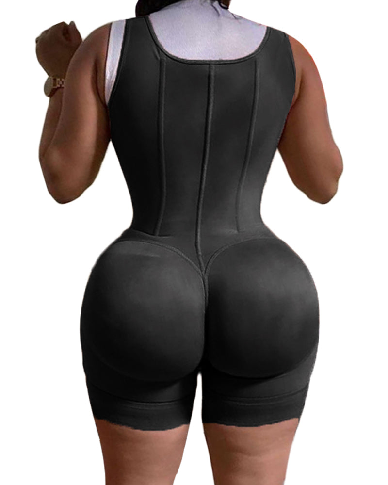 Shapewear HOOK AND EYE CLOSURE Tummy Control  Adjustable Crotch  Open Bust Bodysuit
