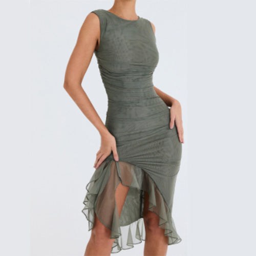 Slim Skinny Sleeveless Dress For Party Club Dresses
