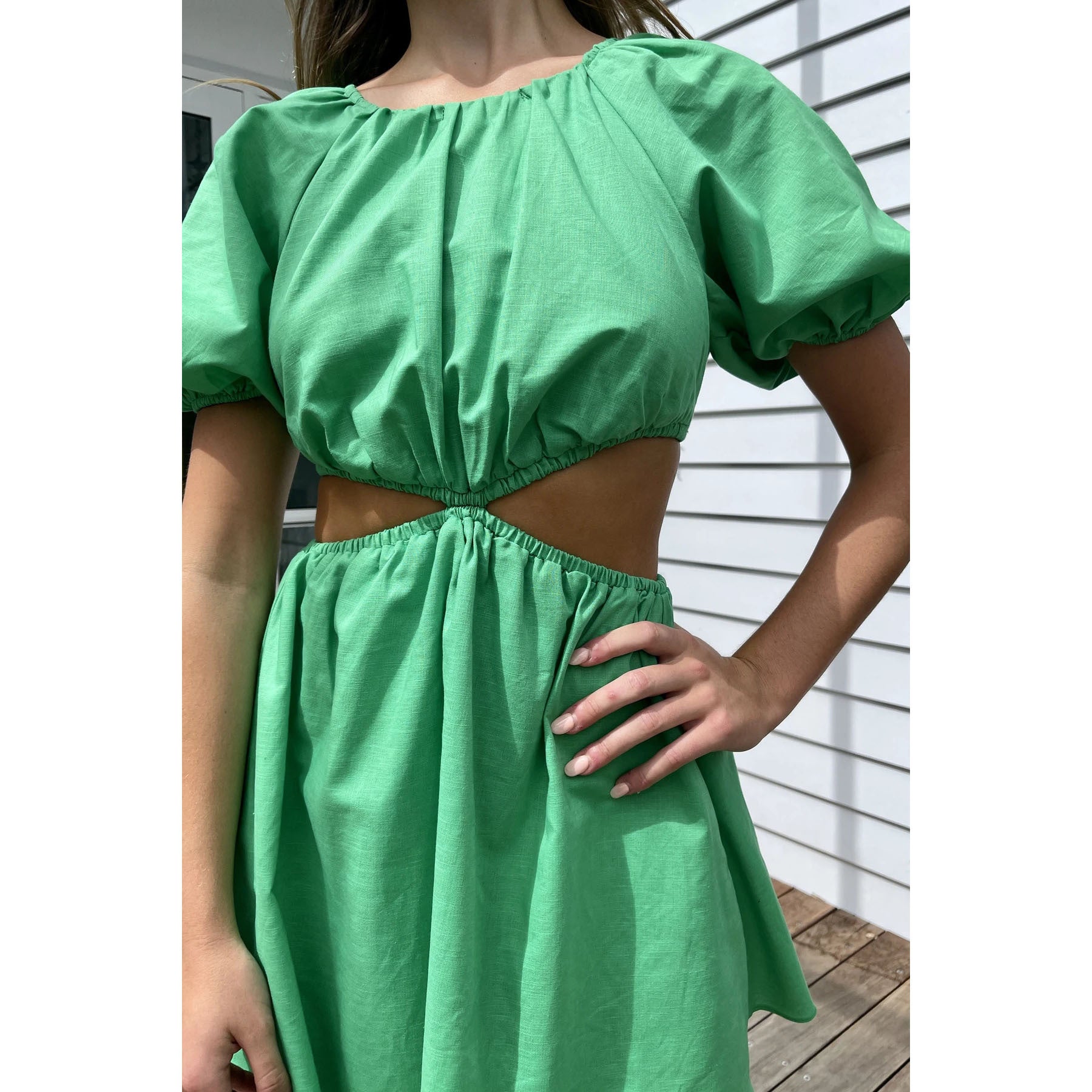 Fresh Clothing Sweetheart Collar A- Line Skirt Dress