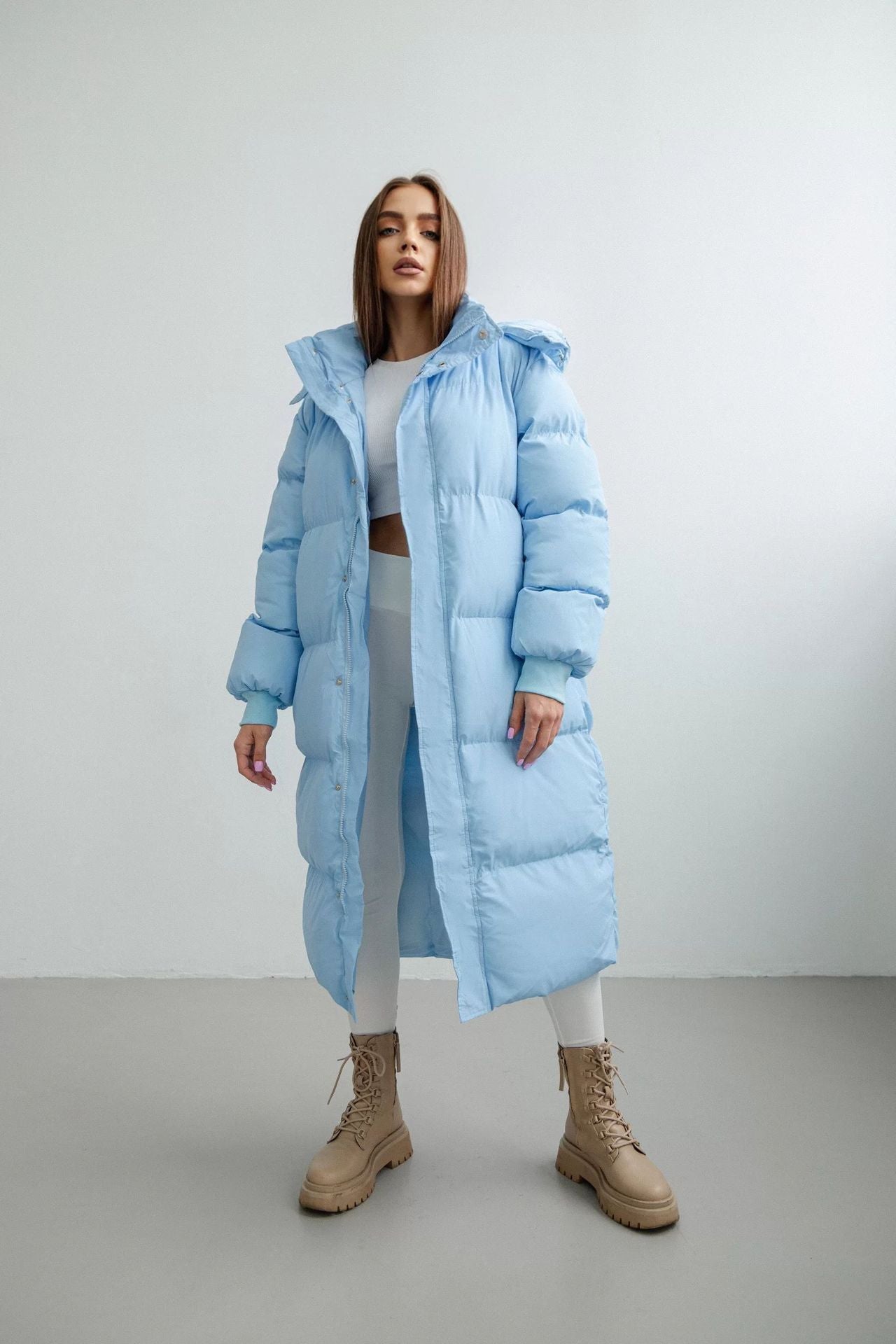 Casual And Long Loose-fitting Hoodie Long Sleeve Loose Casual Jacket Winter