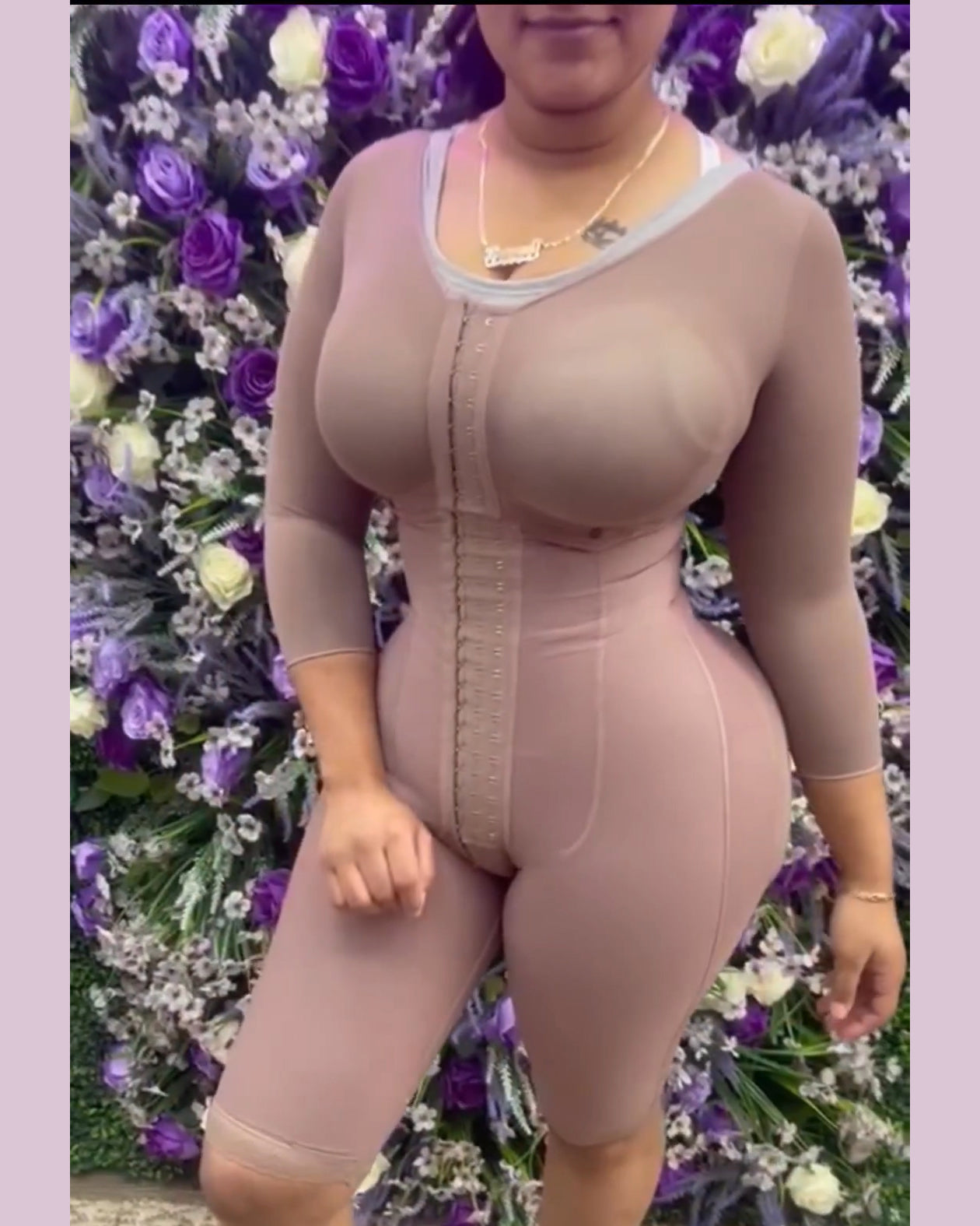Full Body Shapewear With Long Sleeves