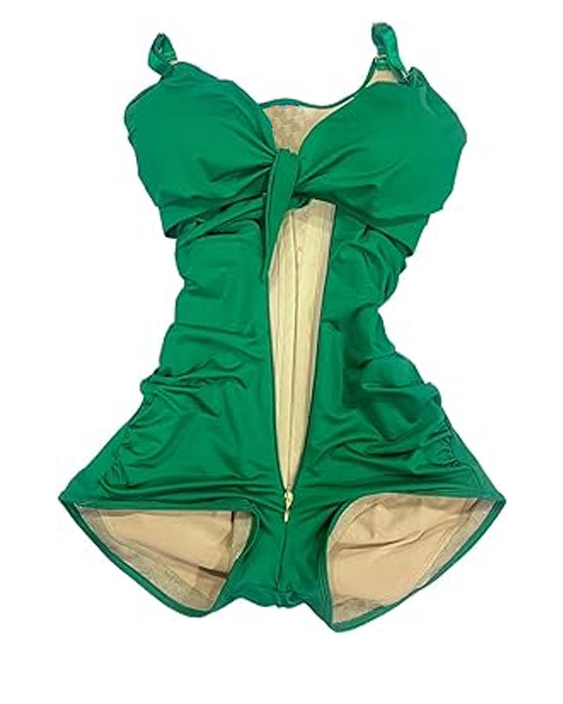 Tummy-Controlling And Hip-Lifting Triangle One-Piece Swimsuit