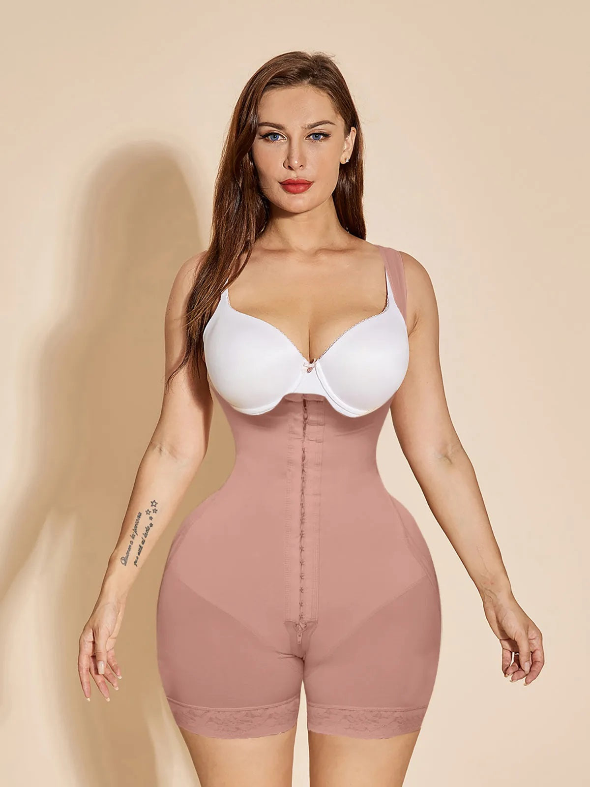 Skin Curvy Skin By Erika Vega High Waist Compression Slimmer Butt Lifter Shapewear Shorts