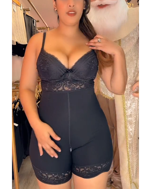 Butt Lifter (Crotch With Zipper) Seamless Slimming Shorts
