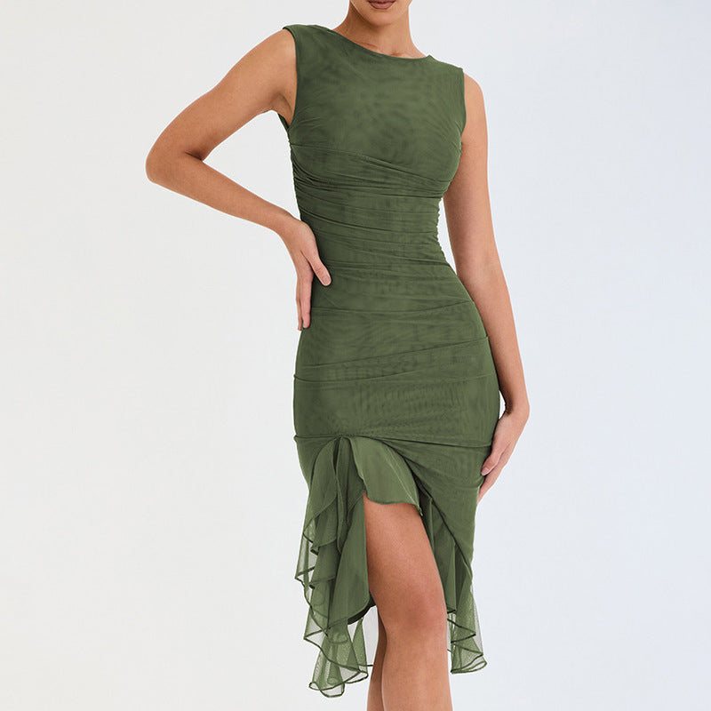 Slim Skinny Sleeveless Dress For Party Club Dresses