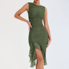 Slim Skinny Sleeveless Dress For Party Club Dresses