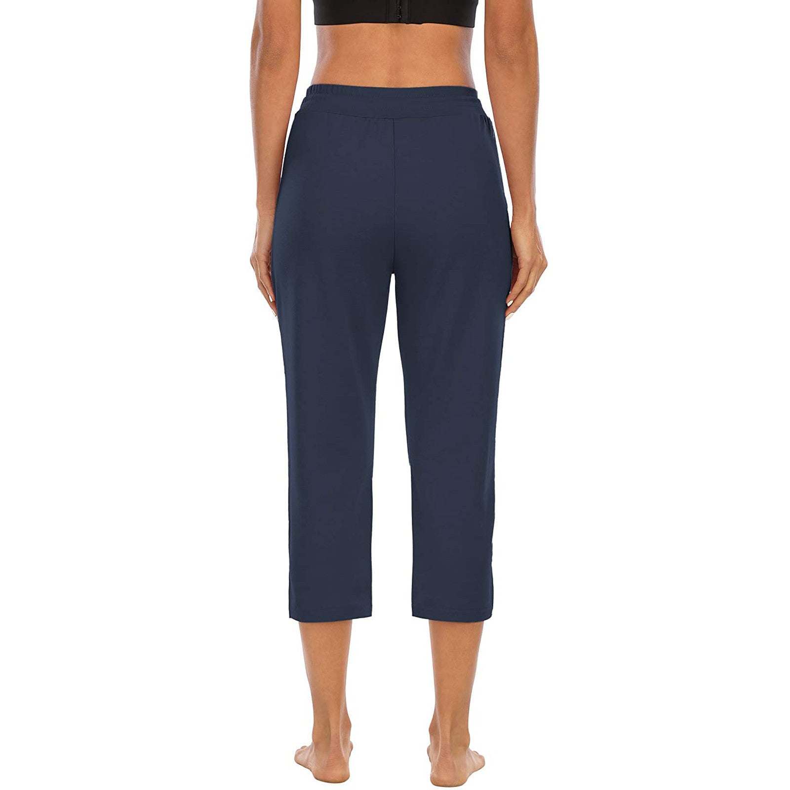 Capris with Drawstring and Pockets