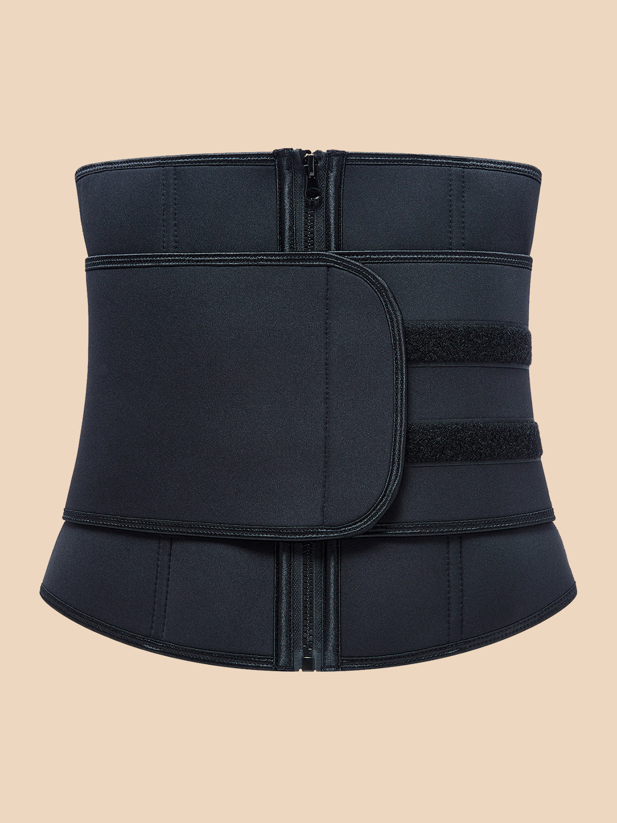 Rubber Zip Girdle Sports Tummy Corset