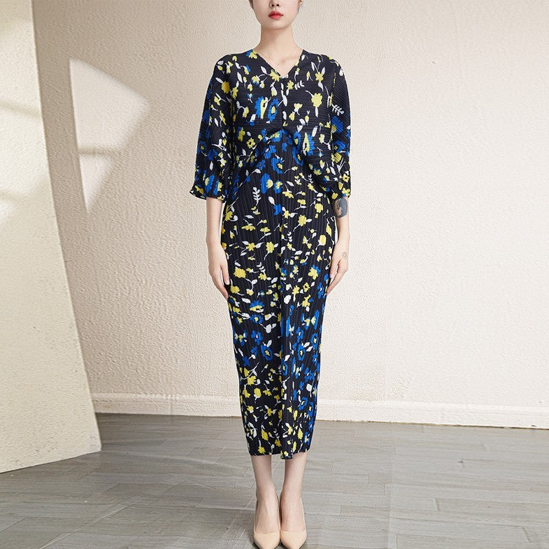 Personality Pleated Dress Women