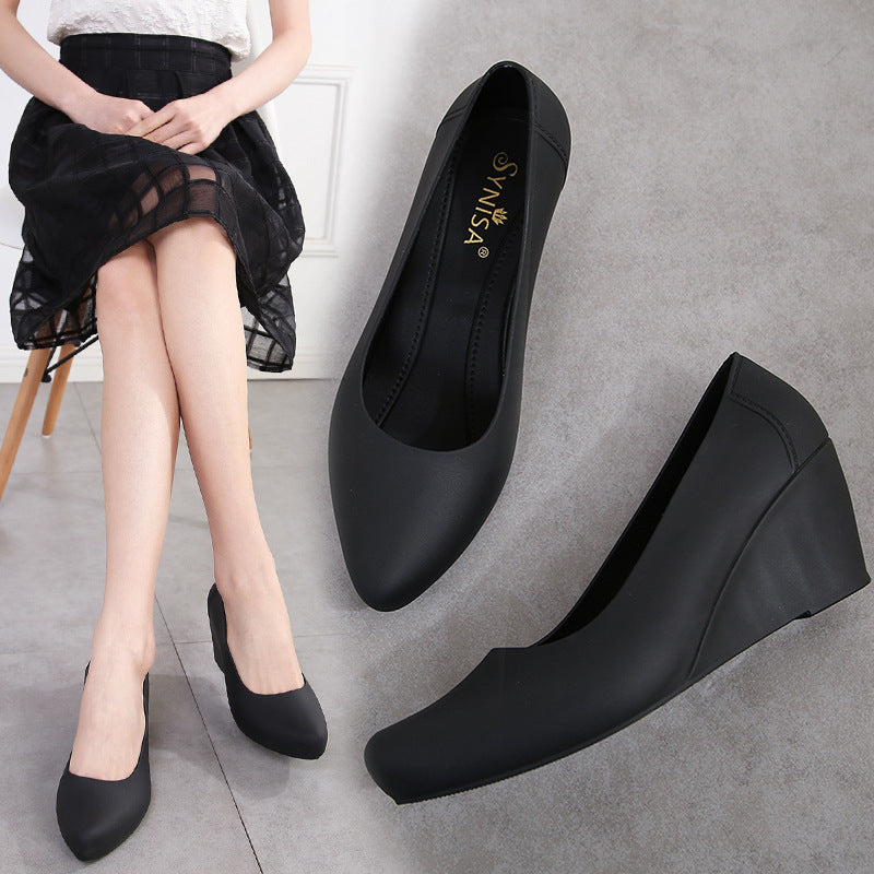 Sandals Han Xia Platform Wedge Heel Jelly