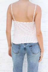 Ladies Simple Love Printed Camisole