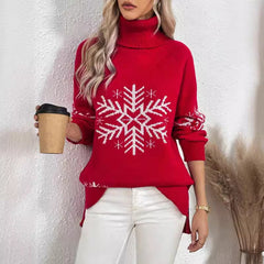 High Collar Christmas Sweaters Clothing