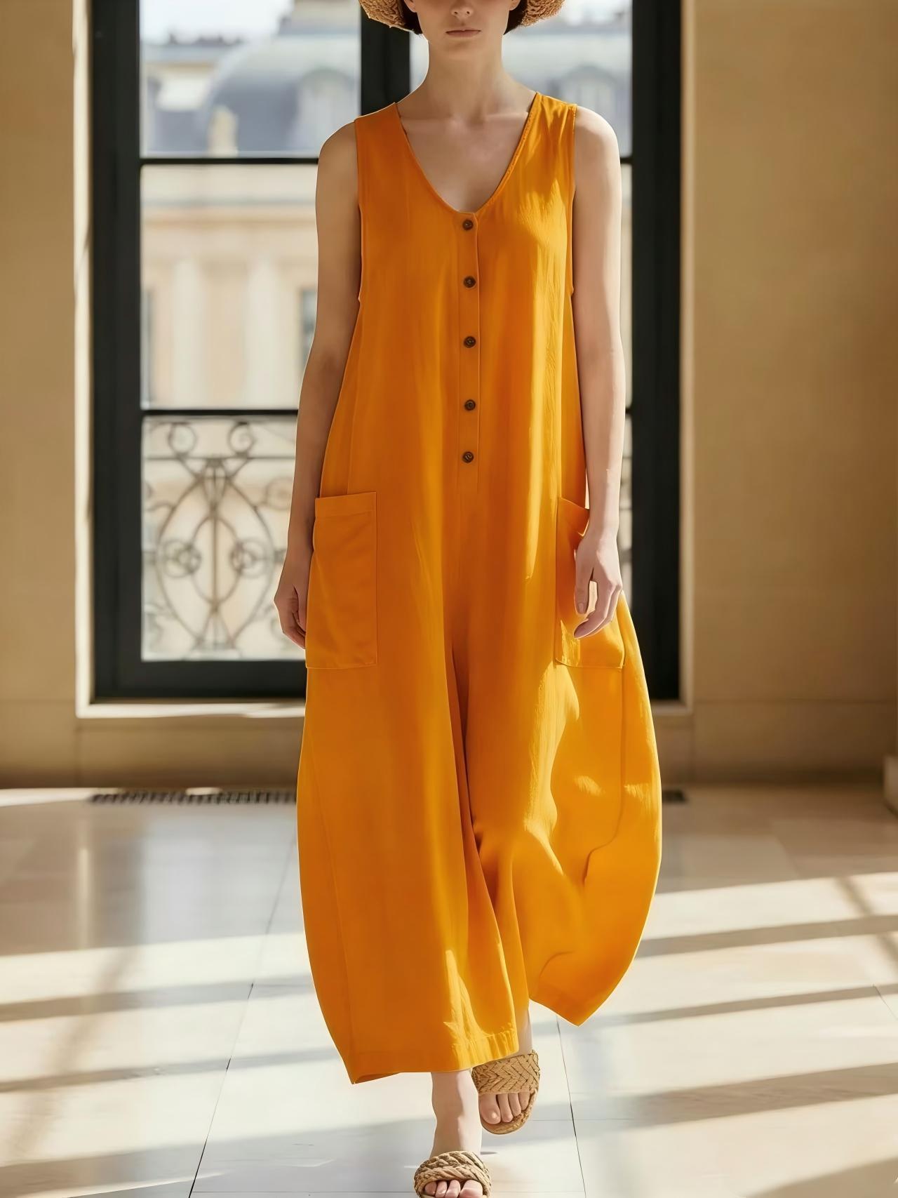 Sleeveless Casual Holiday Womens Dress