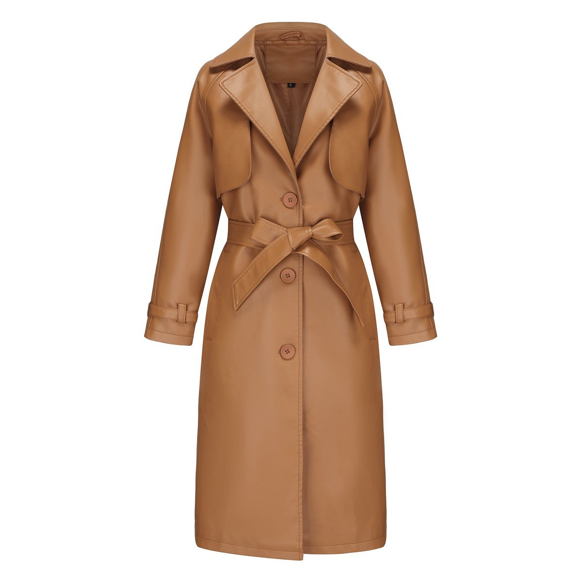 Spring Womens Trench Coat Long Loose Jacket
