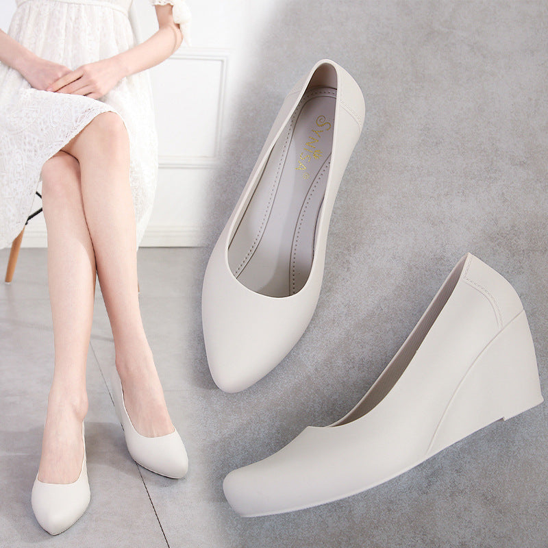 Sandals Han Xia Platform Wedge Heel Jelly