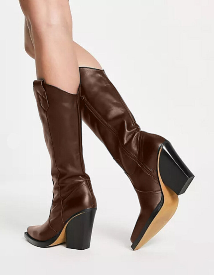 Knight Boots Western Pointed