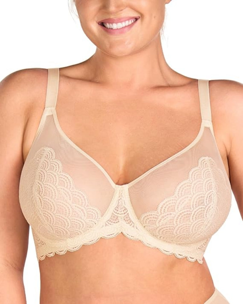 Lace Sheer Mesh Bra