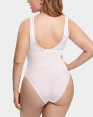One Piece Plunge Bathing Suit Plus Size