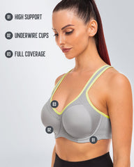 Underwire Full Support Plus Size Bra