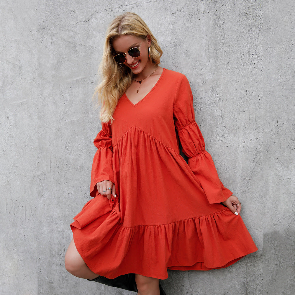 Resort Dresses Long Sleeves Dress
