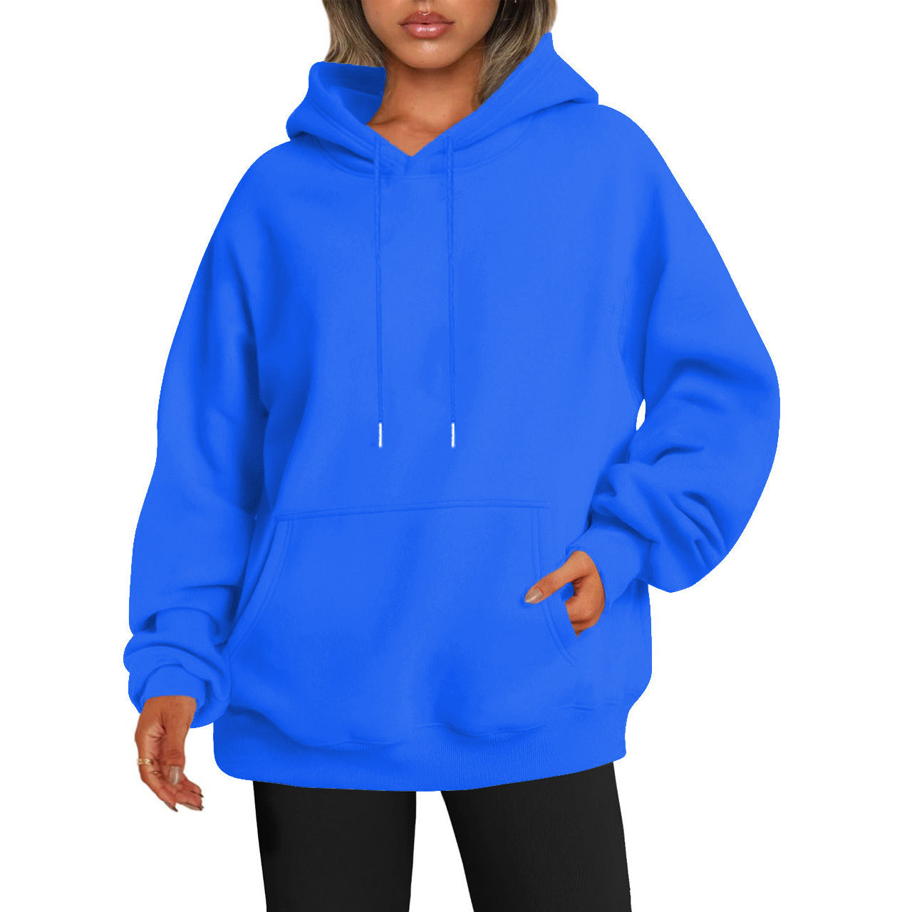 Men's And Casual Exercise Drop-shoulder Sleeve Hoodie