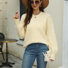 Sweaters Clothing Printed Pullover Flower Shirt
