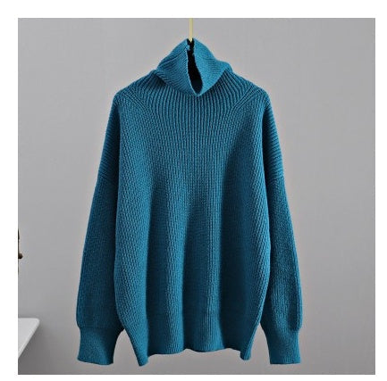 Cashmere Sweater Turtleneck Pullovers Top Solid