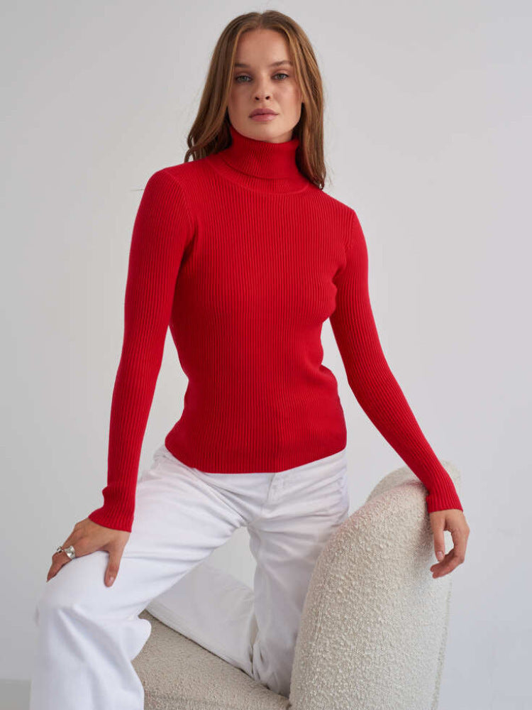 Turtleneck Sweaters Bottoming Shirt And American