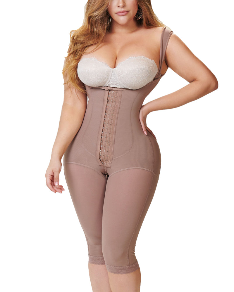High Compression Fajas Postpartum Slimming Fajas Lace Body Shaper