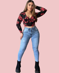 Full Elasticated And Comfortable Push Up High Waist Skinny Jeans