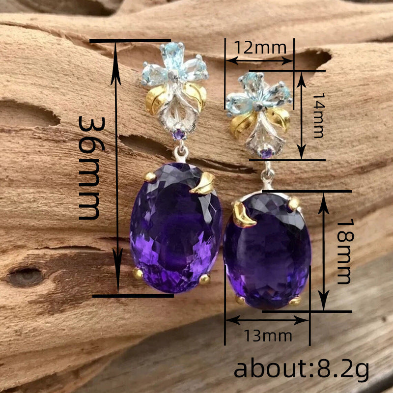 Luxury Flower Flower Earrings For Women
