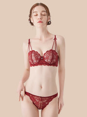 no steel ring push up adjustable shoulder strap bra