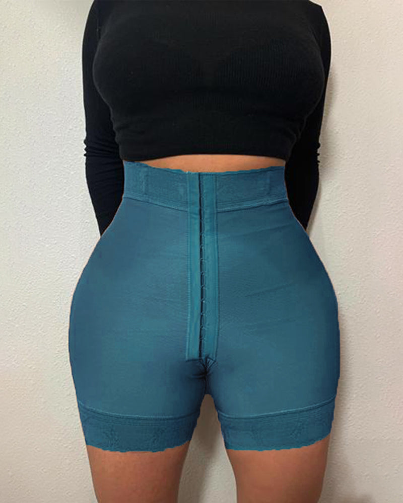 High Compression Garment Butt Lifter Control Panty with Hooks