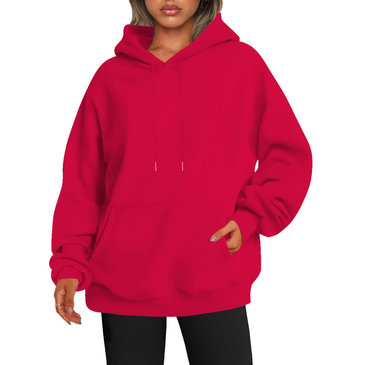 Men's And Casual Exercise Drop-shoulder Sleeve Hoodie