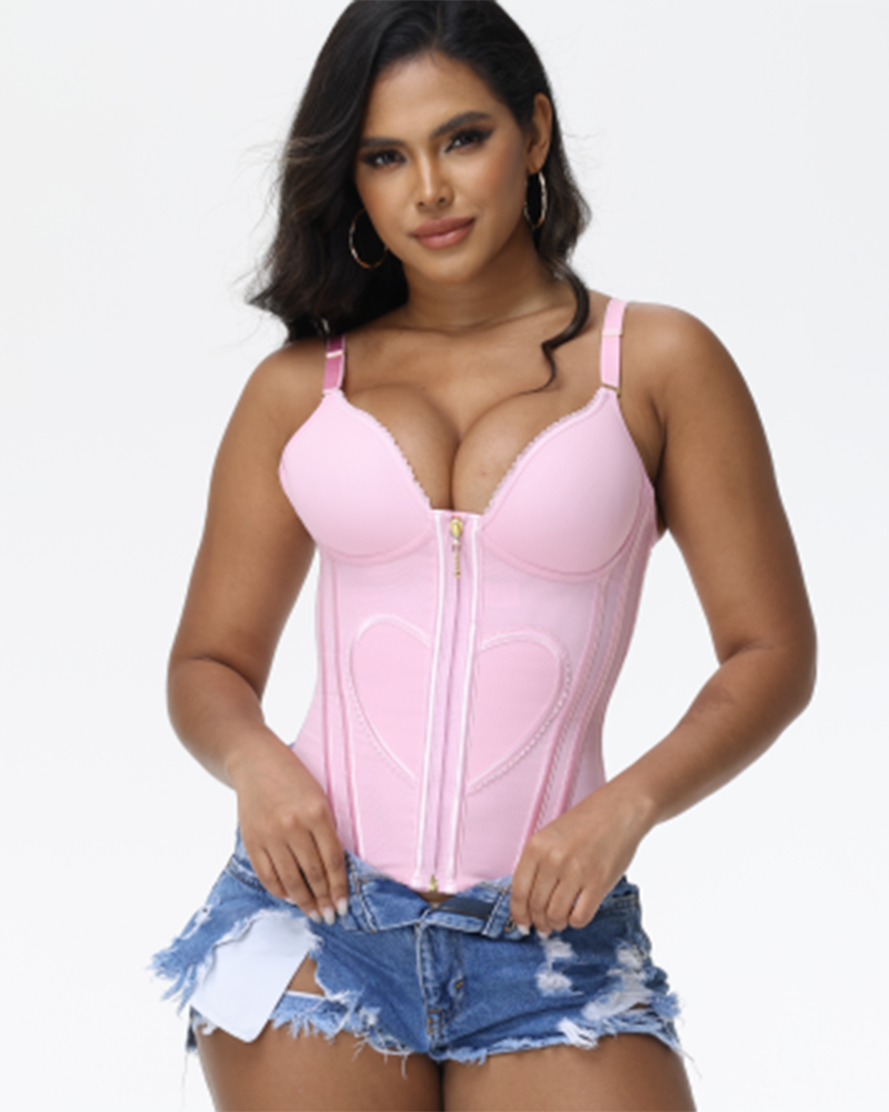 Waist Trainer for Tummy Control Vest Black Corset Shapewear Bustier Tank Tops Going Out Body Shaper with Straps