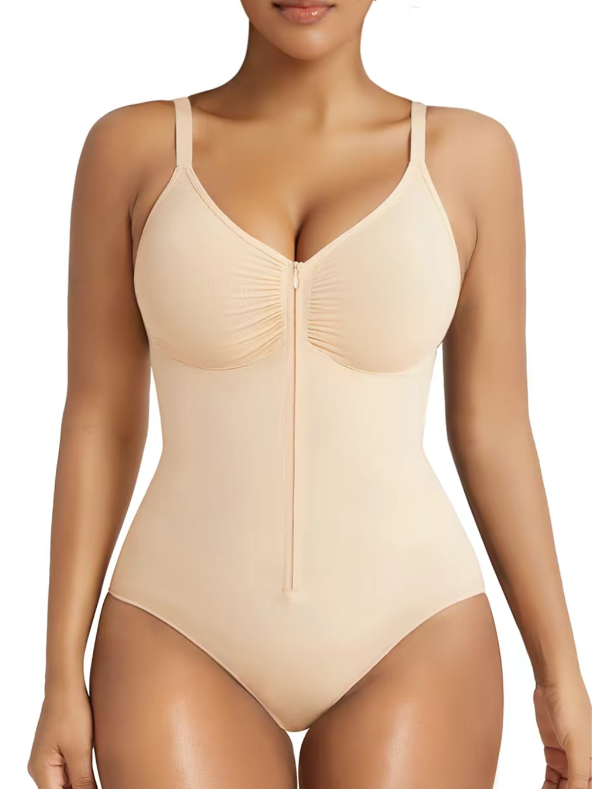 Comfortable Zipper Tight Tummy Control Triangle Body Shaper