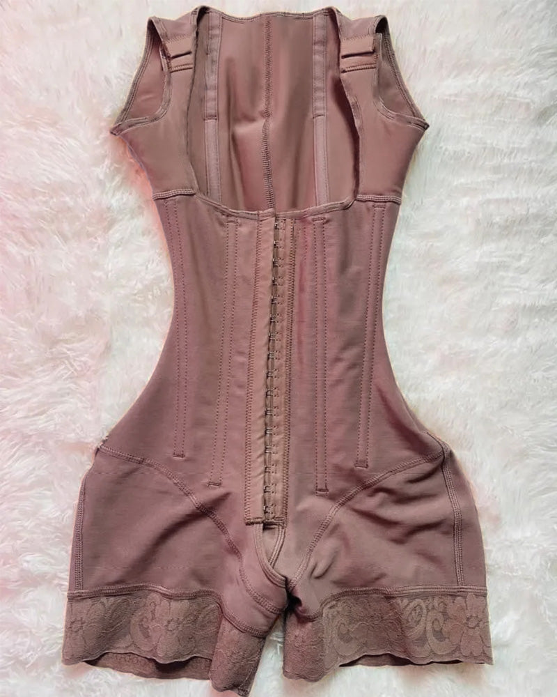 High Elastic Adjustable Strap Tummy Control Faja Shaper