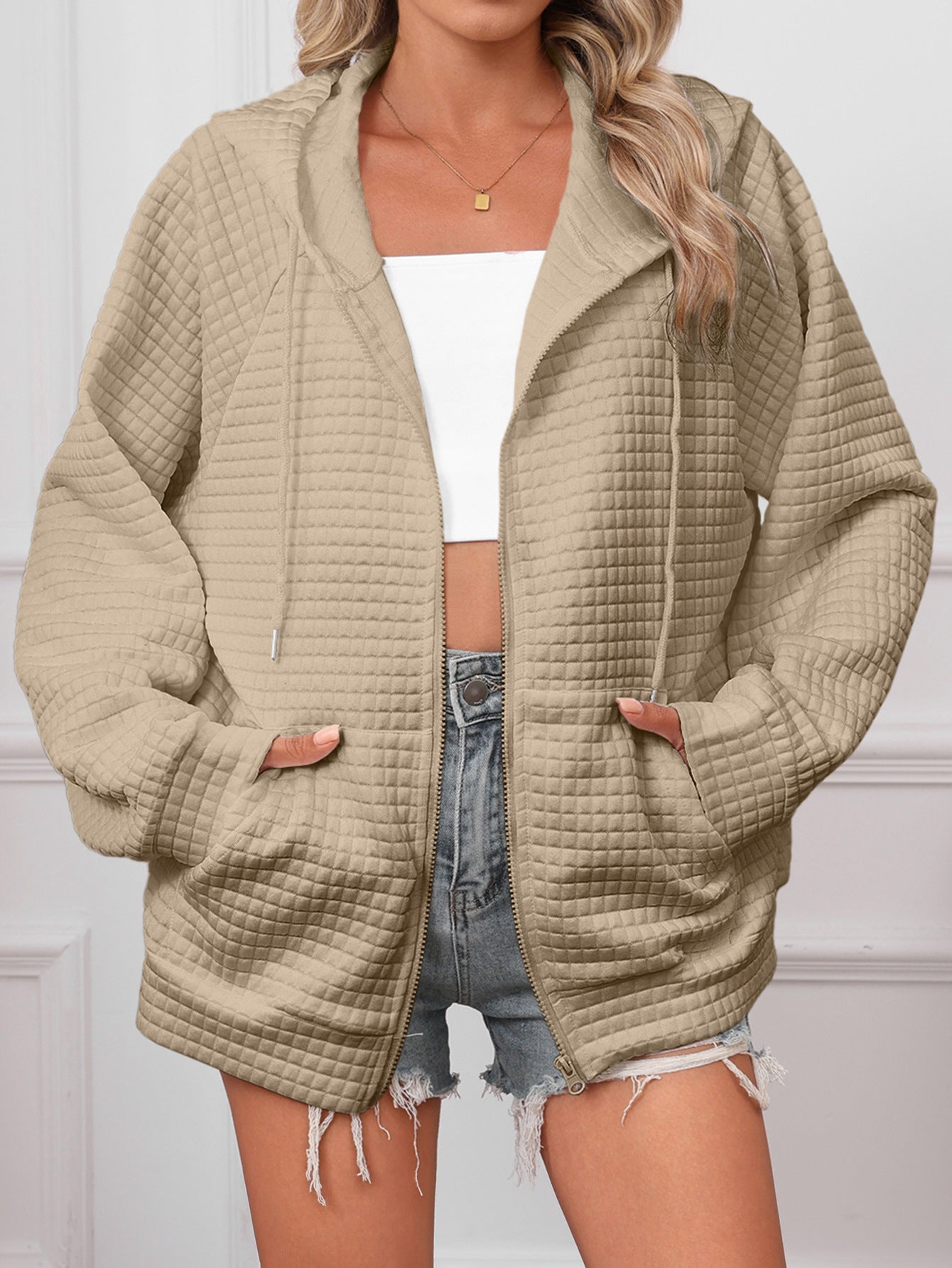 Casual Zipper Jacket Coat