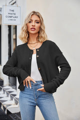 Knitted Cardigans Tops For And Single Button Commuter Knitted Cardigan Jacket