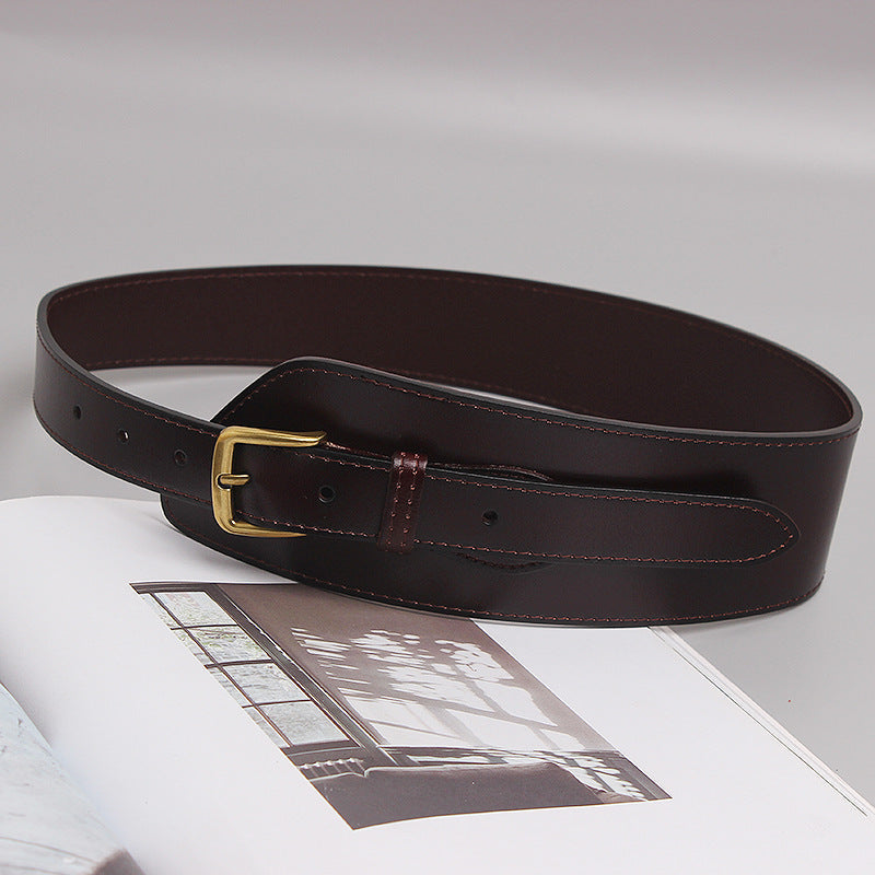 Irregular Leather All Match Belt Fashion