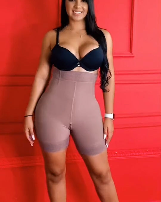 Butt Lifter (Crotch With Zipper) Seamless Slimming Shorts