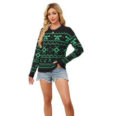 Snowflake Christmas Element Casual Knitted Sweater
