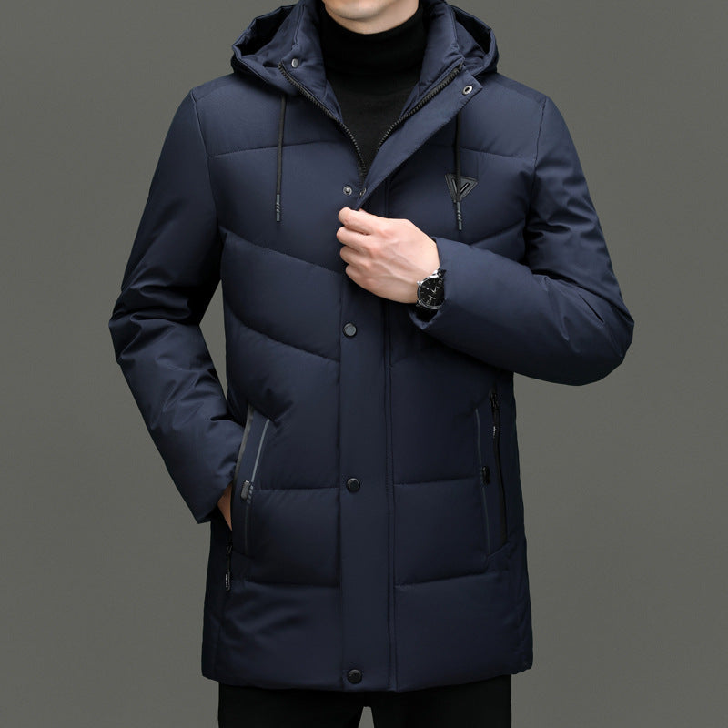 Down Cotton-padded Jacket Korean Casual Fall Coat Men